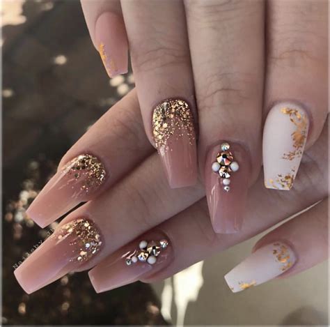 rose gold nails for quinceanera|rose gold quince.